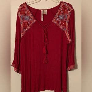 Forgotten Grace Peasant Top